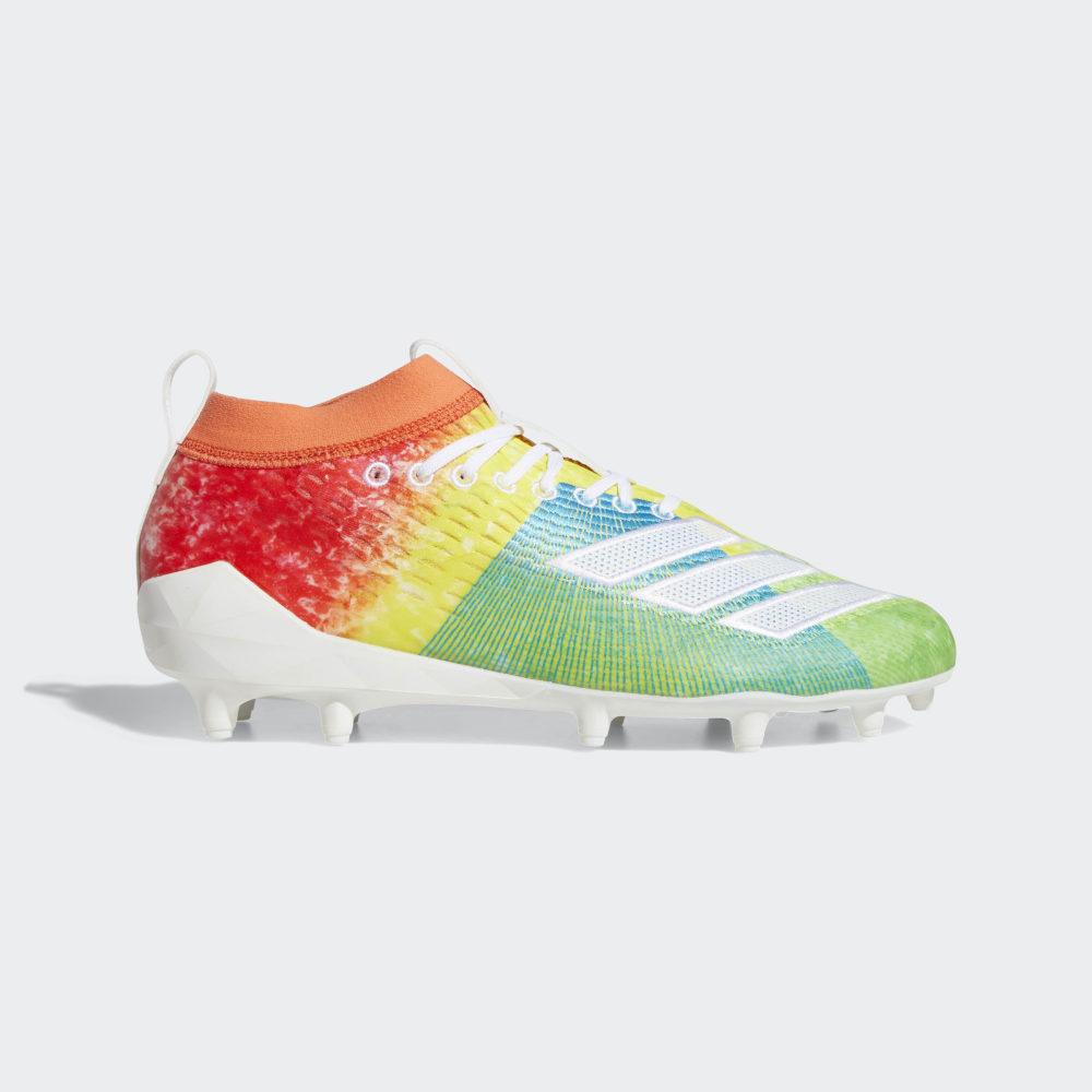 Ghete Fotbal Adidas adizero 8.0 Barbati Romania - Portocalii/Albi/Albastri F35077